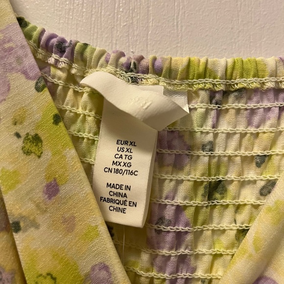 NWT Size XL H&M Floral twist front Cami dress - Picture 14 of 14